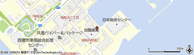 兵庫県西宮市鳴尾浜2丁目周辺の地図
