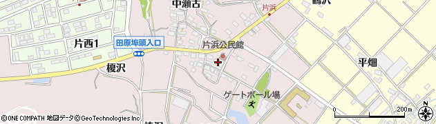 愛知県田原市片浜町南瀬古67周辺の地図