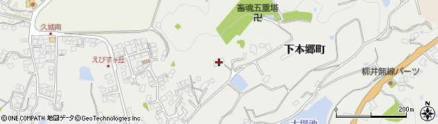 島根県益田市下本郷町615周辺の地図