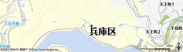 兵庫県神戸市兵庫区烏原町（中所）周辺の地図