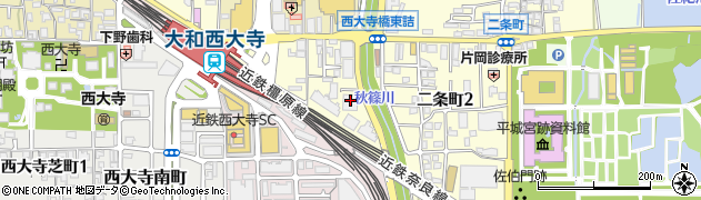 名門会家庭教師センター　奈良支社西大寺駅前校周辺の地図