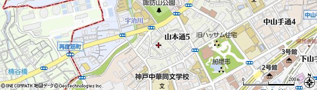 関西国際大学　友松会館周辺の地図