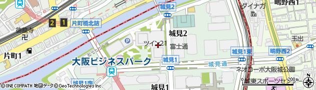 大阪ツイン２１内郵便局 ＡＴＭ周辺の地図