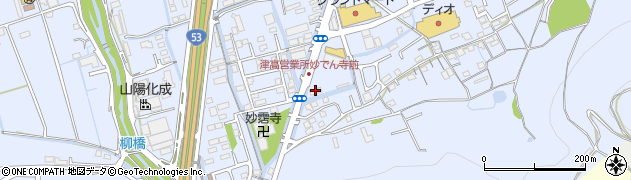 岡山電気軌道株式会社　自動車事業本部津高営業所周辺の地図