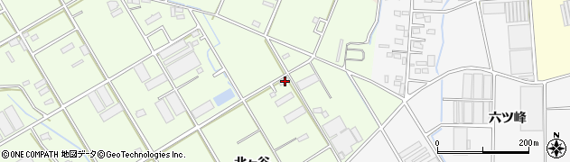 愛知県豊橋市若松町北ヶ谷244周辺の地図