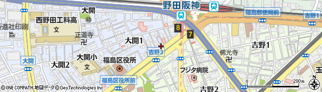 ミニミニＦＣ野田阪神店・成都不動産賃貸部周辺の地図