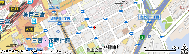 セブンイレブン神戸磯上通４丁目店周辺の地図