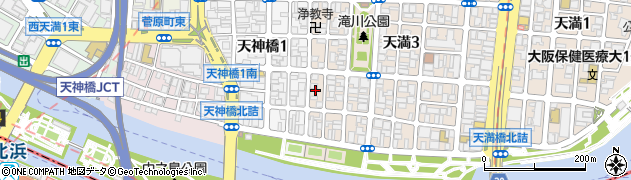 大阪府大阪市北区天満4丁目4周辺の地図