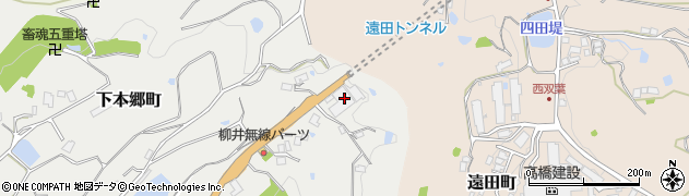 島根県益田市下本郷町504周辺の地図