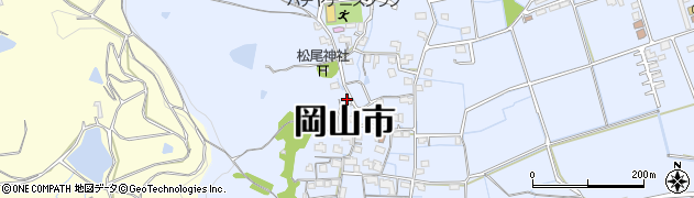 岡山県岡山市北区富原1054周辺の地図