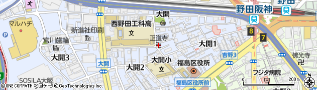 正道寺周辺の地図