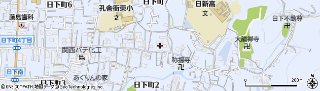 東大阪市立　旧河澄家周辺の地図