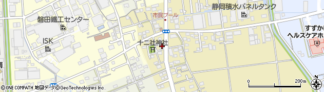 静岡県磐田市上大之郷366周辺の地図