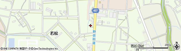 愛知県豊橋市若松町若松167周辺の地図