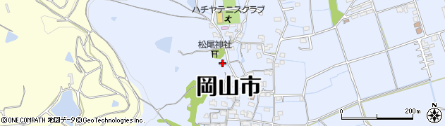 岡山県岡山市北区富原1060周辺の地図