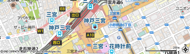 阪神電車サービスセンター周辺の地図