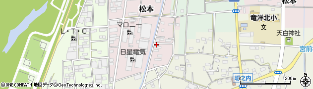 静岡県磐田市松本240周辺の地図