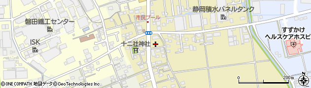 静岡県磐田市上大之郷463周辺の地図