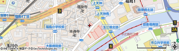 阪神調剤薬局　堂島店周辺の地図