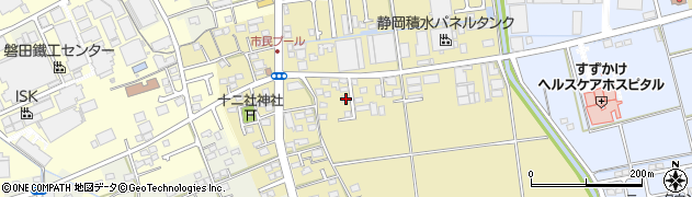 静岡県磐田市上大之郷97周辺の地図