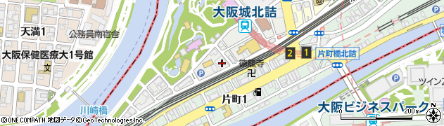 大阪　私学会館周辺の地図