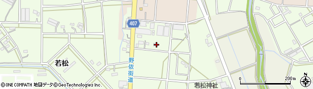愛知県豊橋市若松町若松852周辺の地図