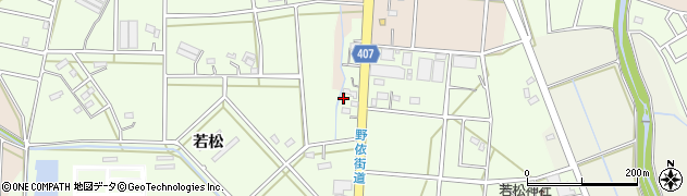 愛知県豊橋市若松町若松165周辺の地図