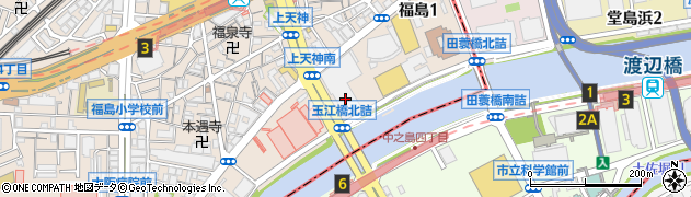 朝日放送株式会社周辺の地図