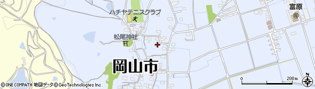 岡山県岡山市北区富原1083周辺の地図