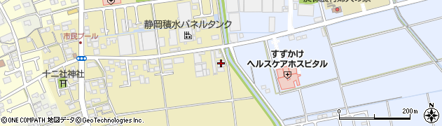 静岡県磐田市上大之郷114周辺の地図