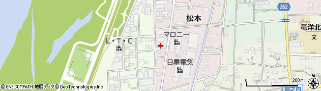 静岡県磐田市松本177周辺の地図