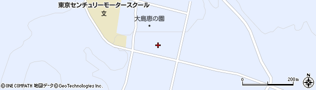 大島恵の園周辺の地図