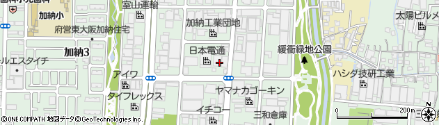川口板金株式会社　大阪工場周辺の地図