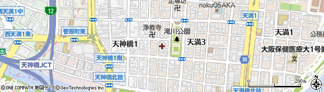 大阪府大阪市北区天満4丁目8-7周辺の地図
