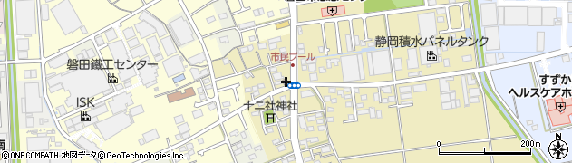 磐田岡田郵便局 ＡＴＭ周辺の地図