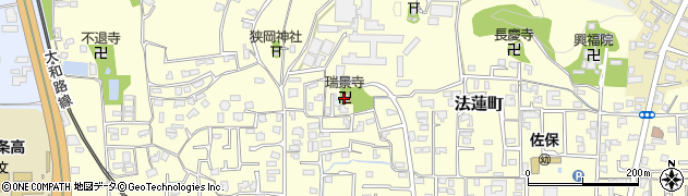 瑞景寺周辺の地図
