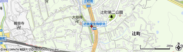 株式会社天理楽器　生駒校周辺の地図