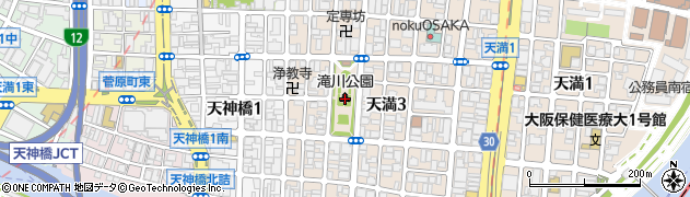 大阪府大阪市北区天満4丁目7周辺の地図