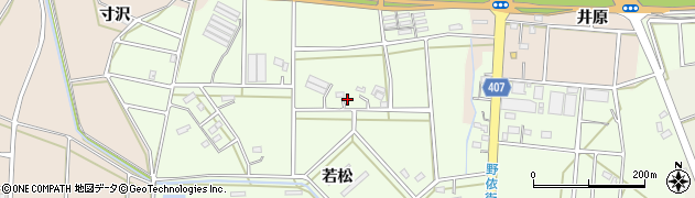愛知県豊橋市若松町若松753周辺の地図