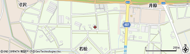 愛知県豊橋市若松町若松271周辺の地図