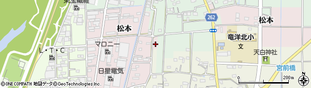 静岡県磐田市松本252周辺の地図