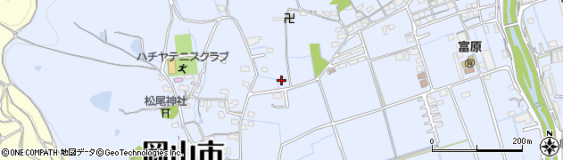 岡山県岡山市北区富原1224周辺の地図
