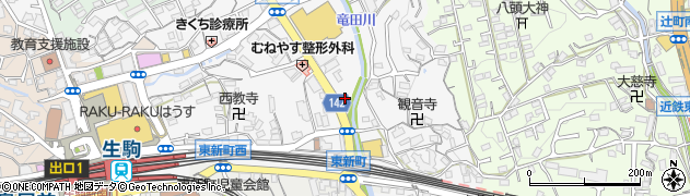 生駒レース有限会社周辺の地図