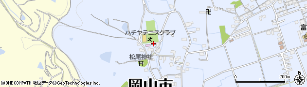 岡山県岡山市北区富原1294周辺の地図