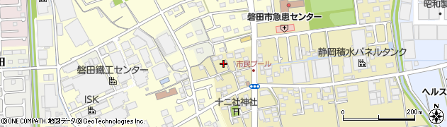 静岡県磐田市上大之郷17周辺の地図