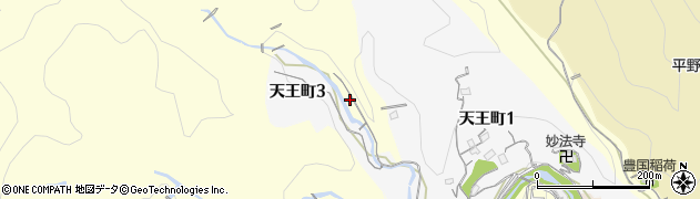 兵庫県神戸市兵庫区烏原町（東谷）周辺の地図