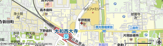第一学院高等学校奈良キャンパス周辺の地図
