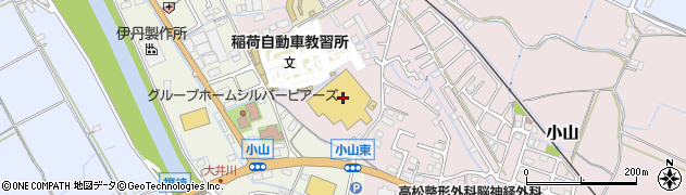 ナンバホームセンター備中高松店周辺の地図
