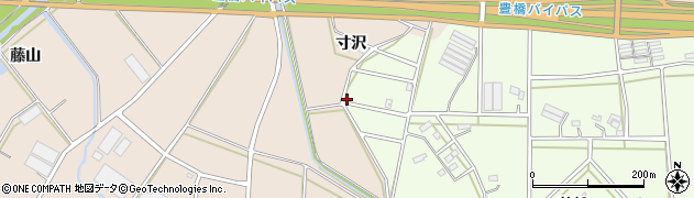 愛知県豊橋市若松町若松590周辺の地図