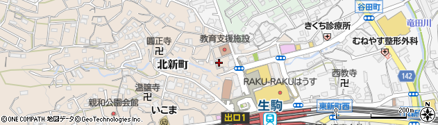生田流お琴教室周辺の地図